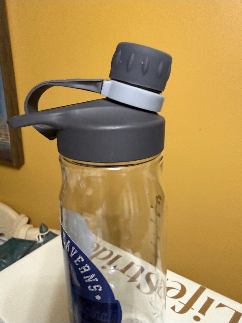 Source Unknown Blue and White Carlsbad Caverns NM National Park Water Bottle - Picture 3 of 8